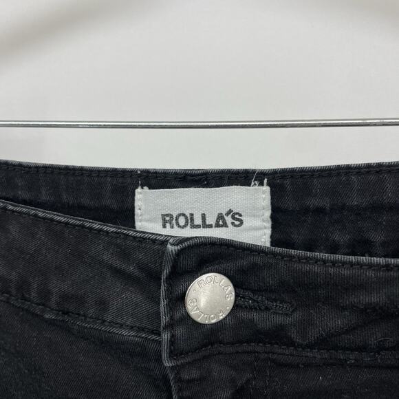 ROLLA'S Size 29 East Coast Boot High Rise Jeans Flare Black 27" Inseam Women's - Picture 4 of 7